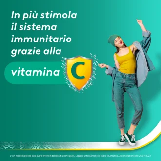 Aspirina C - Trattamento sintomatico di mal di testa, febbre e dolori da lievi a moderati - 20 compresse effervescenti 400 + 240mg