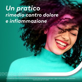 Aspirina Granulato - Trattamento sintomatico di mal di testa, febbre e dolori da lievi a moderati - 20 bustine 500 mg