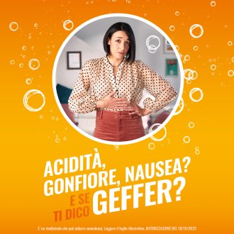 Geffer - Granulato effervescente contro acidità e bruciore di stomaco - 24 Bustine Geffer - Granulato effervescente contro acidità e bruciore di stomaco - 24 Bustine