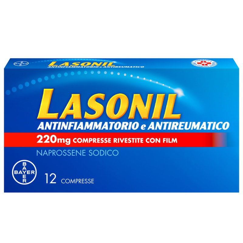 Lasonil - Antinfiammatorio e antireumatico per dolori da lievi a moderati - 12 compresse rivestite Lasonil - Antinfiammatorio e antireumatico per dolori da lievi a moderati - 12 compresse rivestite