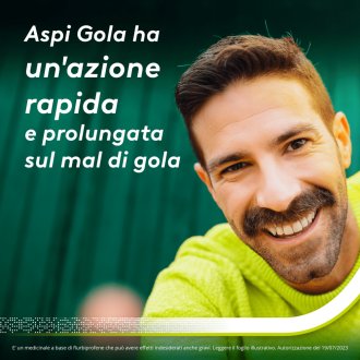 Aspi Gola Spray - Spray Anti-infiammatorio per mal di gola - 15 ml 0,25%