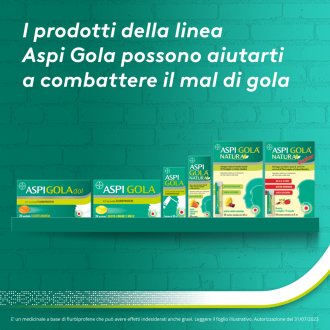 Aspi Gola Spray - Spray Anti-infiammatorio per mal di gola - 15 ml 0,25%