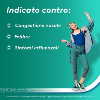 Aspirina Influenza e Naso Chiuso - Trattamento sintomatico della congestione nasale e di stati febbrili - 10 Bustine Aspirina Influenza e Naso Chiuso - Trattamento sintomatico della congestione nasale e di stati febbrili - 10 Bustine