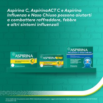 Aspirina Act - Trattamento sintomatico di febbre e dolori da lievi a moderati - 10 compresse effervescenti Aspirina Act - Trattamento sintomatico di febbre e dolori da lievi a moderati - 10 compresse effervescenti