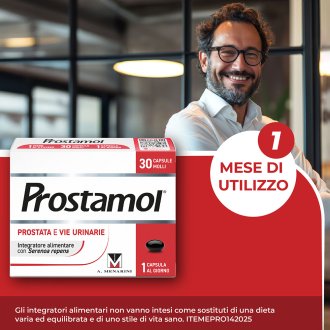 Prostamol - Integratore alimentare per la prostata e le vie urinarie - 30 Capsule