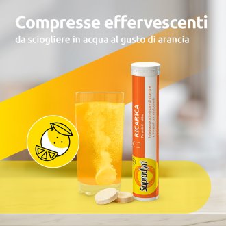 Supradyn Ricarica - Integratore alimentare energetico a base di vitamine e minerali - 15 compresse effervescenti Supradyn Ricarica - Integratore alimentare energetico a base di vitamine e minerali - 15 compresse effervescenti