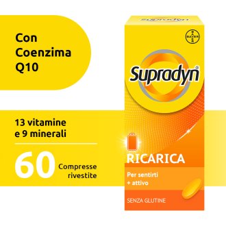 Supradyn Ricarica - Integratore alimentare energetico a base di vitamine e minerali - 60 compresse