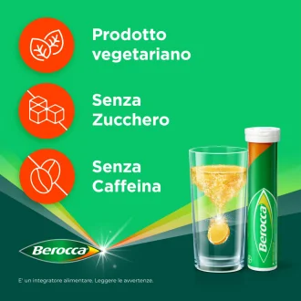 Berocca Plus - Integratore di vitamine e minerali - 15 compresse Effervescenti