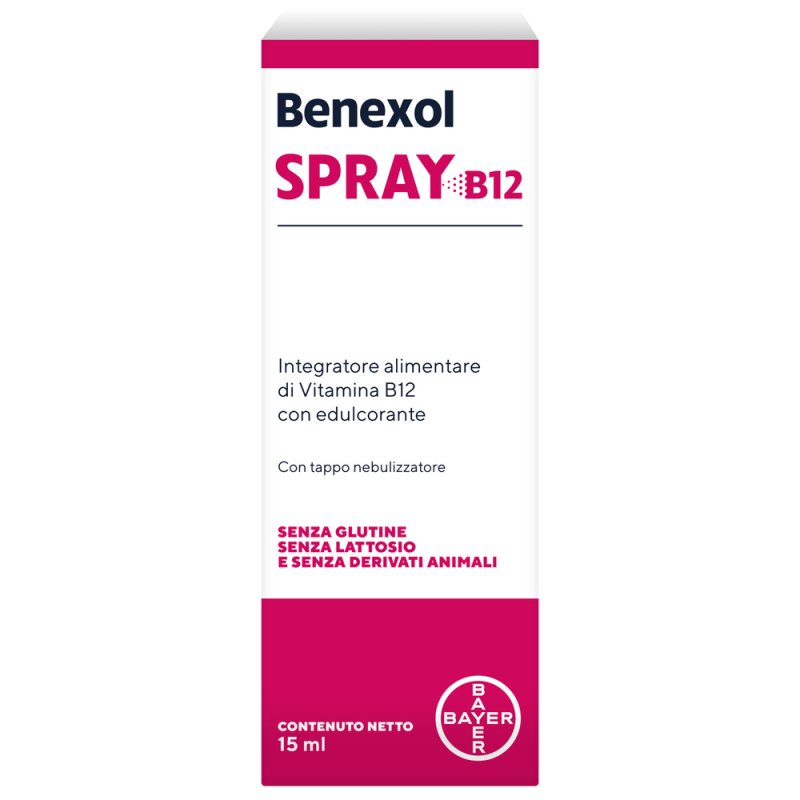 Benexol Spray B12 - Integratore alimentare a base di Vitamina B12 - 15 ml Benexol Spray B12 - Integratore alimentare a base di Vitamina B12 - 15 ml
