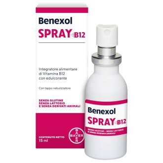 Benexol Spray B12 - Integratore alimentare a base di Vitamina B12 - 15 ml Benexol Spray B12 - Integratore alimentare a base di Vitamina B12 - 15 ml