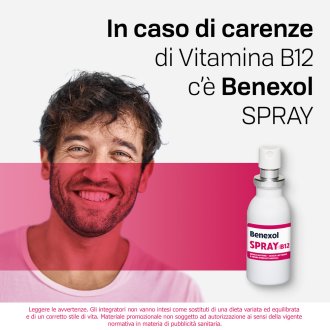 Benexol Spray B12 - Integratore alimentare a base di Vitamina B12 - 15 ml Benexol Spray B12 - Integratore alimentare a base di Vitamina B12 - 15 ml