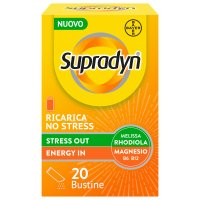 Supradyn Ricarica No Stress - Integratore alimentare per stanchezza fisica e stress - 20 Bustine Supradyn Ricarica No Stress - Integratore alimentare per stanchezza fisica e stress - 20 Bustine