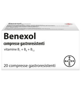 Benexol - Stati Carenziali di vitamine del gruppo B - 20 Compresse Gastroresistenti