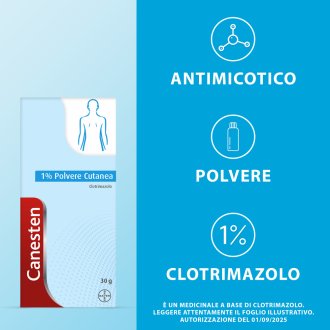 Canesten Polvere Cutanea 1% - Polvere antimicotica - 30 g