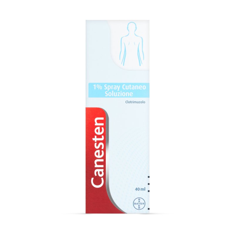 Canesten pray Cutaneo 1% - Trattamento delle micosi della pelle e delle piaghe - 40 ml Canesten pray Cutaneo 1% - Trattamento delle micosi della pelle e delle piaghe - 40 ml
