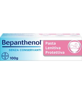 Bepanthenol Pasta Lenitiva Protettiva - Crema lenitiva per neonati - 100 g