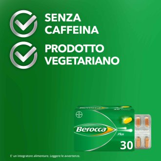Berocca Plus - Integratore a base di vitamine e minerali - 30 compresse