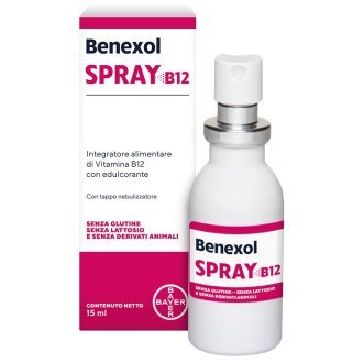Benexol Spray B12 - Integratore alimentare a base di Vitamina B12 - 15 ml