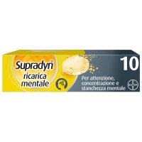 Supradyn Ricarica Mentale - Integratore tonico per stanchezza mentale - 10 Compresse