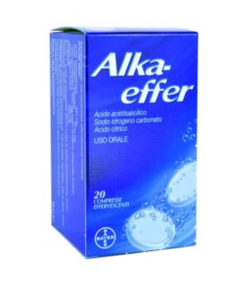 Alka Effer - Trattamento sintomatico di febbre e stati dolorosi - 20 Compresse Effervescenti