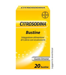 Citrosodina Bustine - Granulato effervescente con effetto digestivo antiacido - 20 Bustine