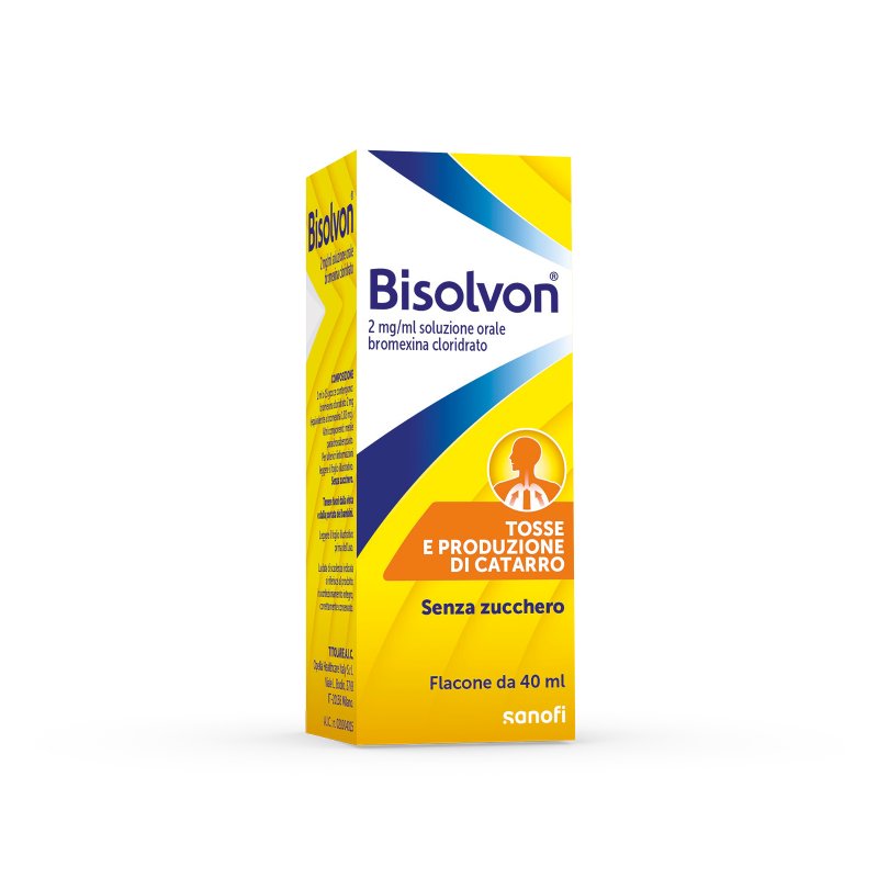 Bisolvon Sciroppo Tosse, Soluzione Orale Gocce Mucolitico Contro Catarro e Tosse Grassa 40 ml Bisolvon Sciroppo Tosse, Soluzione Orale Gocce Mucolitico Contro Catarro e Tosse Grassa 40 ml