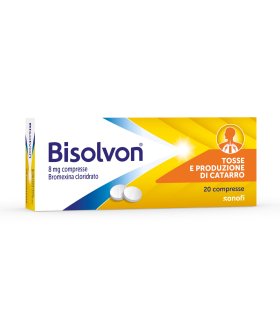 Bisolvon Sciroppo Tosse, Mucolitico per Catarro e Tosse Grassa, 20 Compresse 