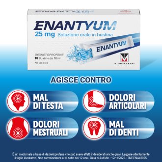 Enantyum 25 mg 10 Bustine
