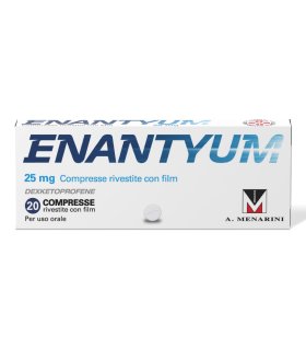 Enantyum - Antifiammatorio contro mal di testa e dolori mestruali - 20 compresse