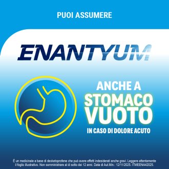Enantyum - Antifiammatorio contro mal di testa e dolori mestruali - 20 compresse
