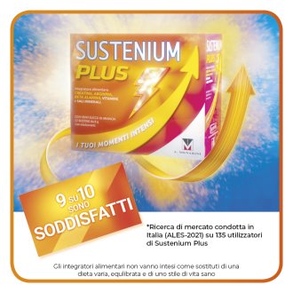 Sustenium Plus - Integratore alimentare energizzante - 22 bustine