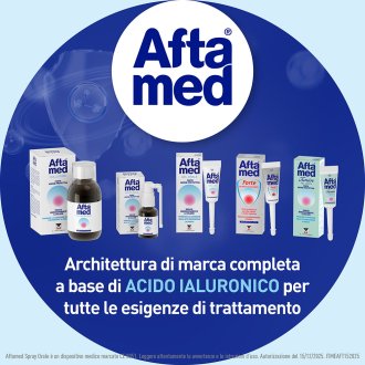 Aftamed Spray Orale Lenitivo Calmante Anti-Irritazioni - Per il trattamento delle afte - 20 ml
