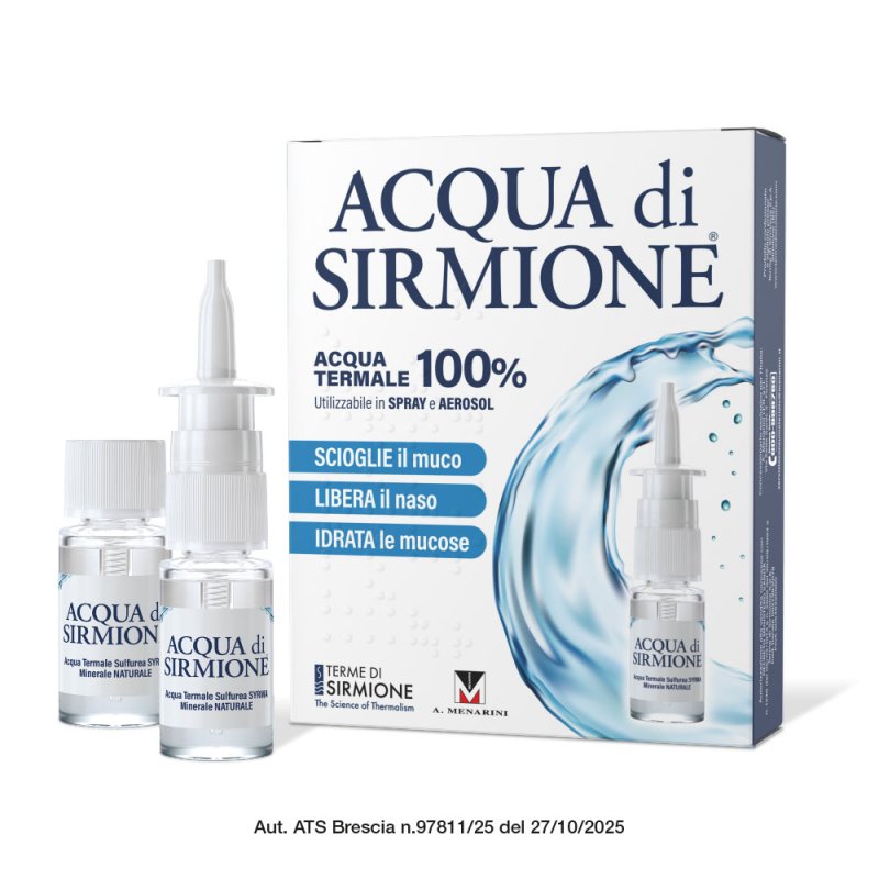Acqua di Sirmione Acqua Termale Spray 6 flaconcini 15 ml Acqua di Sirmione Acqua Termale Spray 6 flaconcini 15 ml