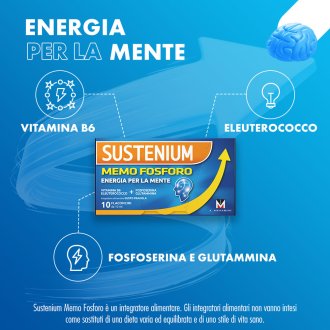 SUSTENIUM Memo Fosforo 10 flaconcini da 10 ml