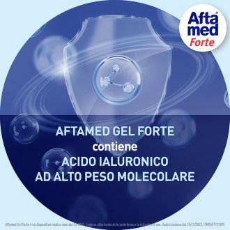 Aftamed Gel Forte - Per il trattamento di afte estese e molto dolorose - 8 ml