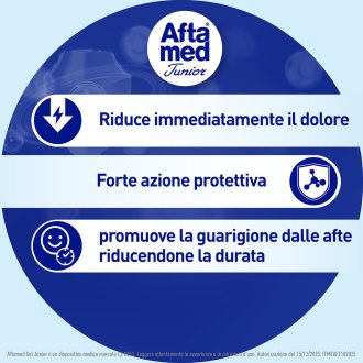 Aftamed Gel Junior - Per alleviare e guarire le afte nei bambini - 10 ml