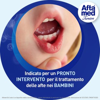 Aftamed Gel Junior - Per alleviare e guarire le afte nei bambini - 10 ml