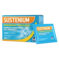 Sustenium Magnesio e Potassio - Integratore per stanchezza ed affaticamento - 28 bustine 