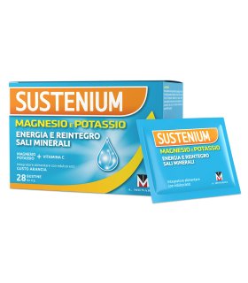 Sustenium Magnesio e Potassio - Integratore per stanchezza ed affaticamento - 28 bustine 