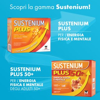 Sustenium Magnesio e Potassio - Integratore per stanchezza ed affaticamento - 28 bustine 