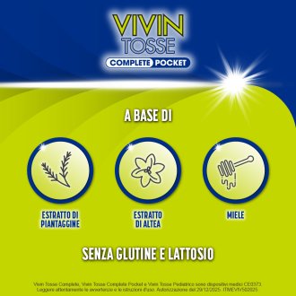 Vivin Tosse Pocket - Per tosse secca e tosse grassa - 14 stick