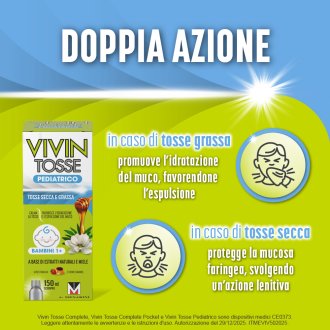 VIVIN Tosse Pediatrico Sciroppo Bambini 150 ml