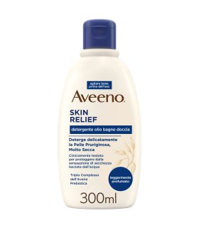 Aveeno Skin Relief Olio Bagno Doccia - Ideale per pelle secca e sensibile - 300 ml