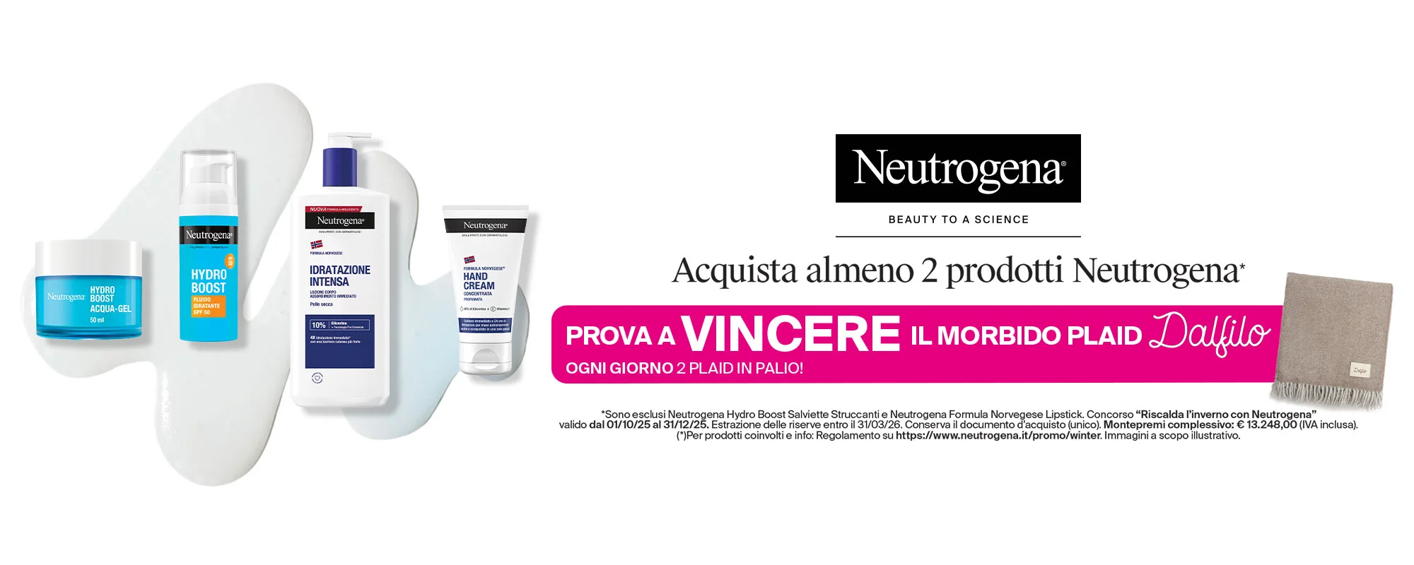 neutrogena concorso