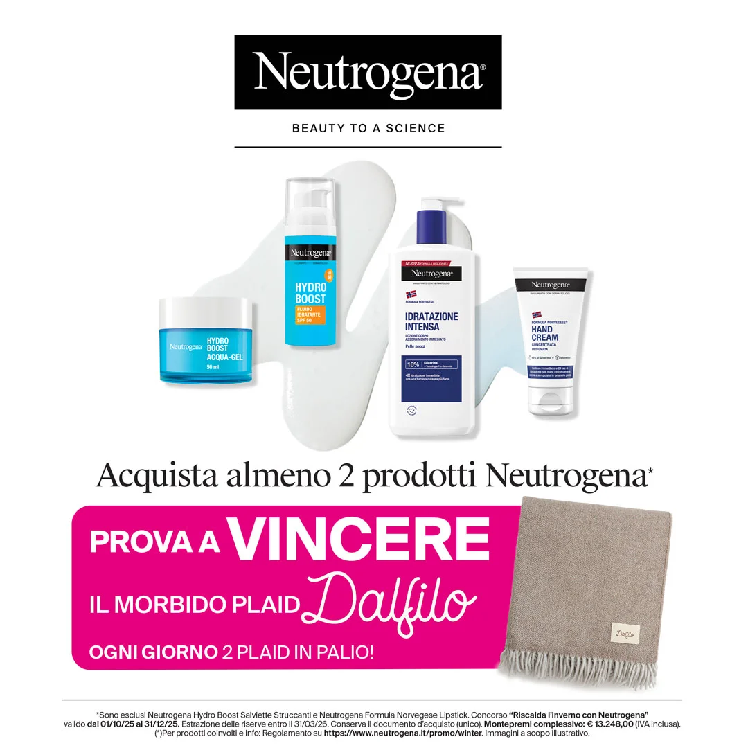 neutrogena concorso