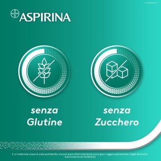 Aspirina Granulato - Trattamento sintomatico di mal di testa, febbre e dolori da lievi a moderati - 10 bustine 500 mg