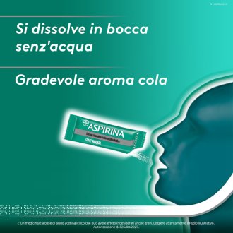 Aspirina Granulato - Trattamento sintomatico di mal di testa, febbre e dolori da lievi a moderati - 10 bustine 500 mg