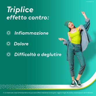 Aspi Gola Spray - Spray Anti-infiammatorio per mal di gola - 15 ml 0,25%