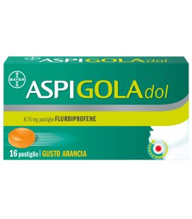 Aspigoladol - Per il trattamento del mal di gola - 16 pastiglie Aspigoladol - Per il trattamento del mal di gola - 16 pastiglie