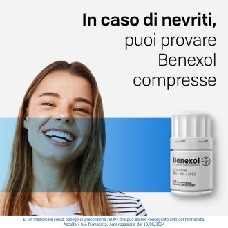 Benexol - Stati Carenziali di vitamine del gruppo B - 20 Compresse Gastroresistenti Benexol - Stati Carenziali di vitamine del gruppo B - 20 Compresse Gastroresistenti